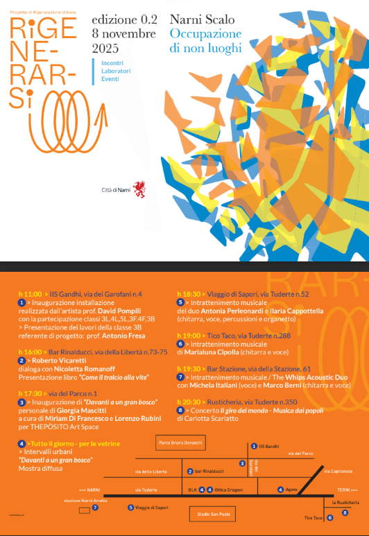 immagine notizia (ptn) Narni, sabato allo scalo l’edizione 2025 di “Rigenerarsi”